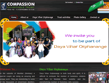 Tablet Screenshot of compassioncharitabletrust.org